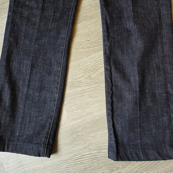 7 for All Mankind Dark Wash Straight Leg Jeans - Size 27 - Picture 4 of 8